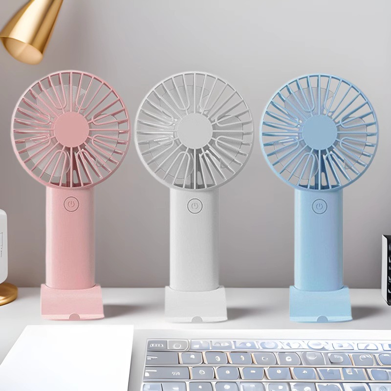 Fan Desk Small Usb - Kipas Mini Portabel 3-in-1 dengan Dudukan,