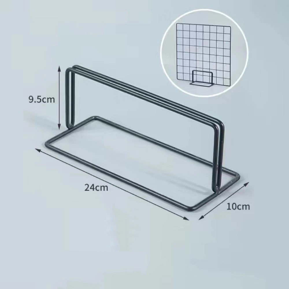Desk Setup Photo - Rak Display Grid Modern dengan Dudukan