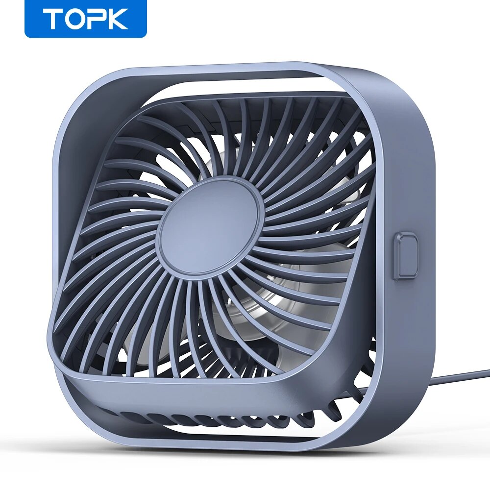 Fan Desk Small Usb - TOPK kipas meja USB, aliran udara