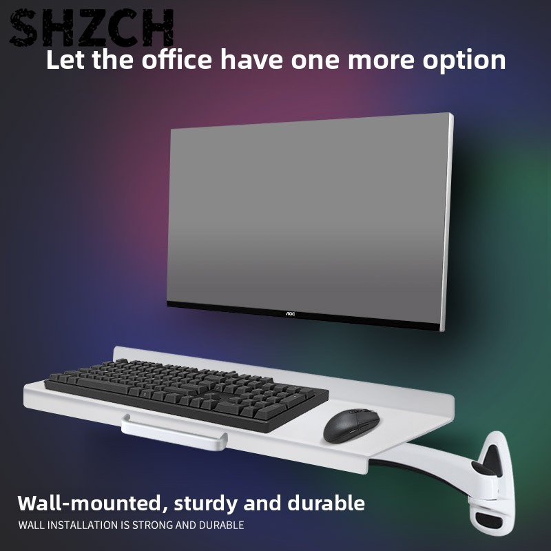 Ergonomic Desk Setup Keyboard - Rak Keyboard Dinding Industri, Dudukan Mouse