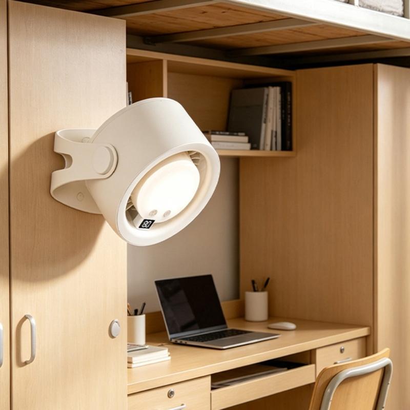 Fan Desk Small Usb - Kipas Meja Led 3 Warna Dapat