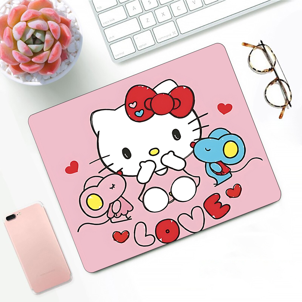 Desk Setup Anime - Alas Mouse Gaming Hello Kitty anime,