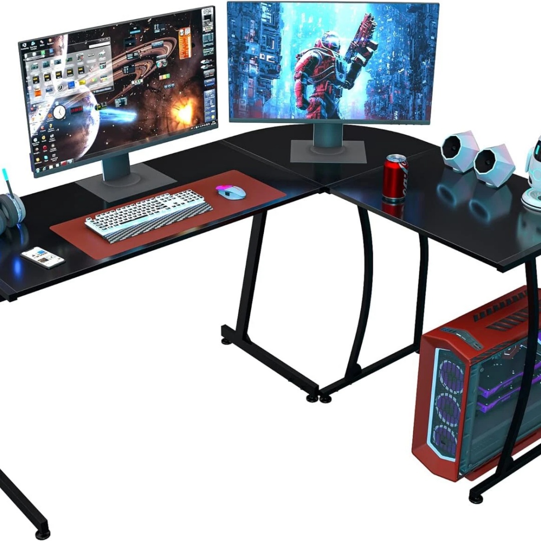 Desk Setup For Laptop - Meja Gaming Berbentuk L 58