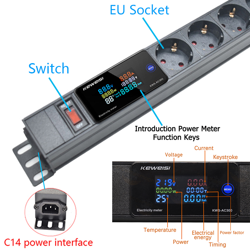 Strip Daya PDU dengan Sakelar  - Power Strip Flat ulasan dan harga