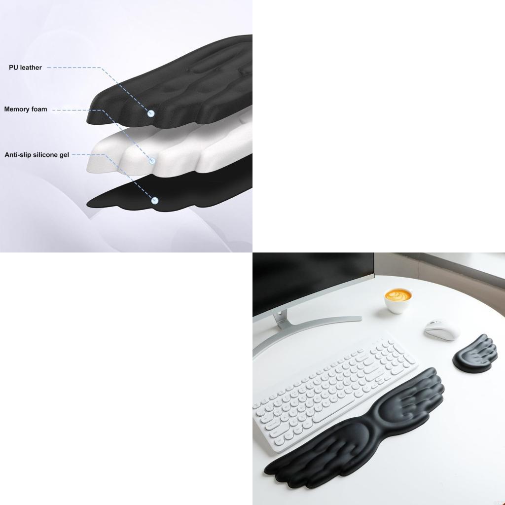 462E Bantalan Mouse Bantalan P - Ergonomic Desk Setup Keyboard ulasan dan harga
