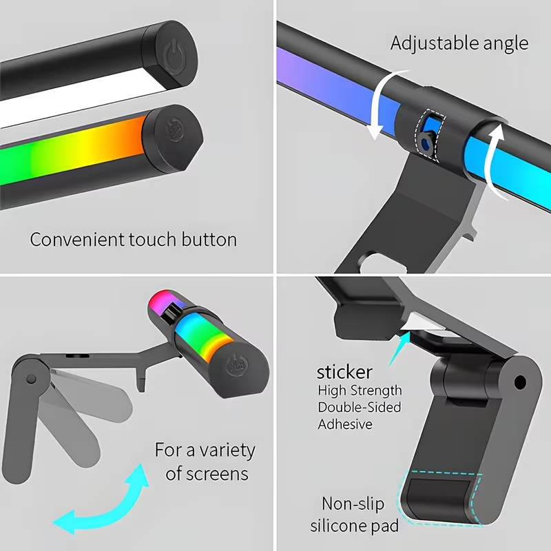 Lampu LED untuk Monitor dengan - Desk Setup Modern ulasan dan harga
