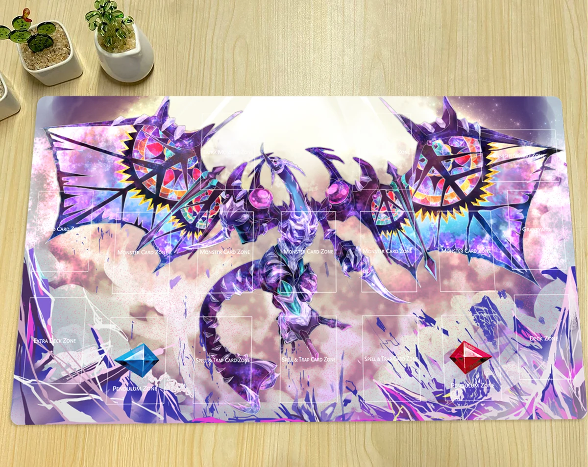 YuGiOh ARC-V Playmat gelap Req - Desk Setup Dark ulasan dan harga