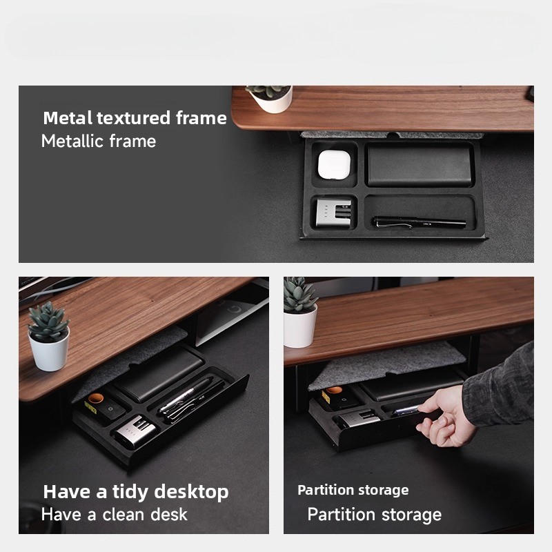 Rak Monitor dengan Laci Penyim - Desk Setup Ergonomics ulasan dan harga