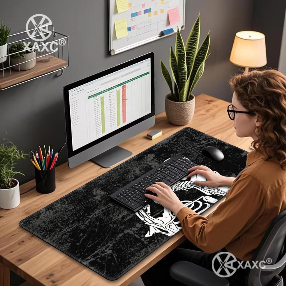 Alas Mouse Tengkorak Dark Ink  - Desk Setup Dark ulasan dan harga