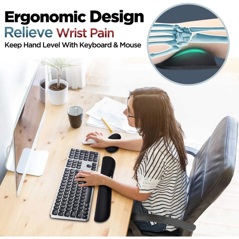 Sandaran Pergelangan Tangan Ke - Desk Setup Keyboard ulasan dan harga