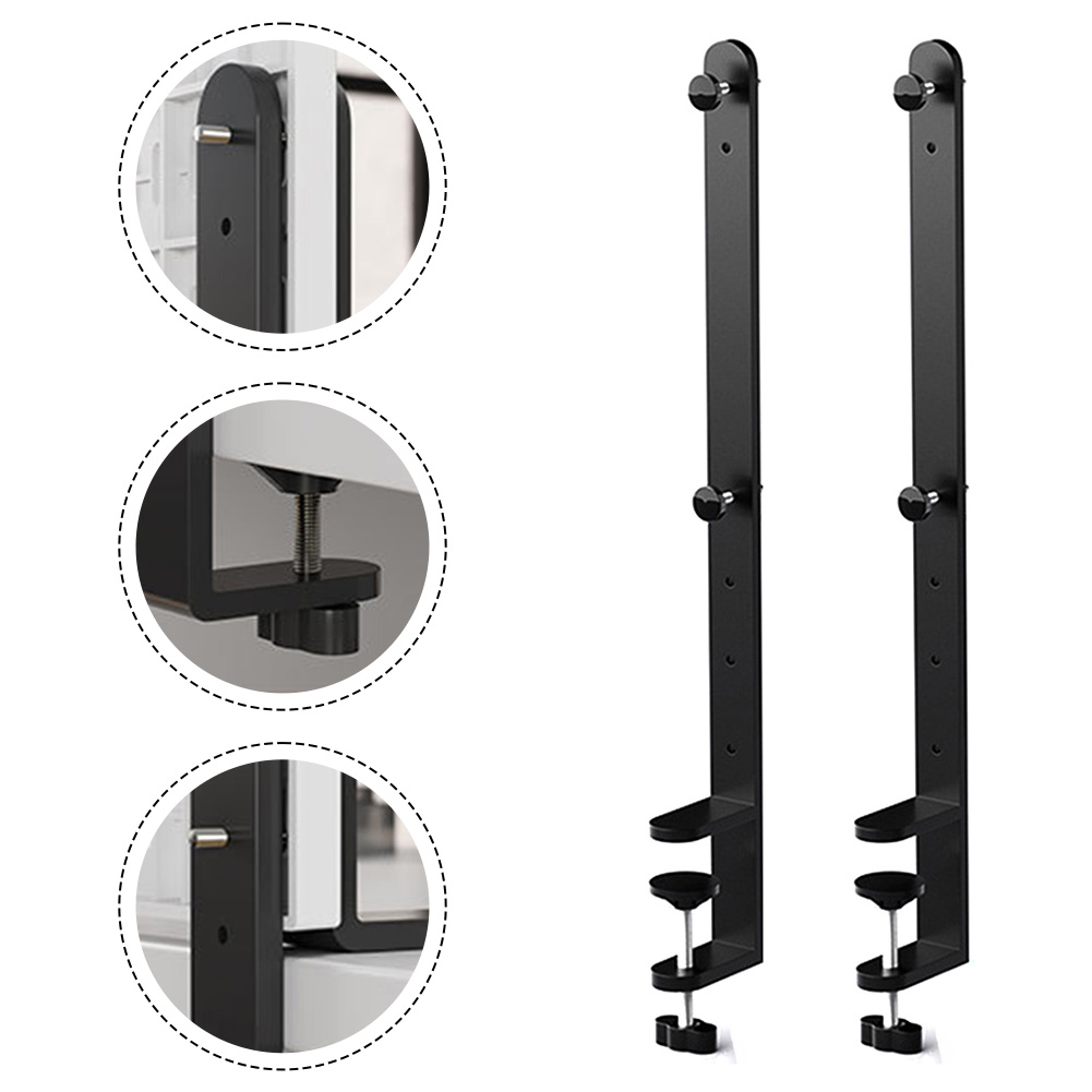 2 buah braket pemasangan papan - Desk Room Setup ulasan dan harga