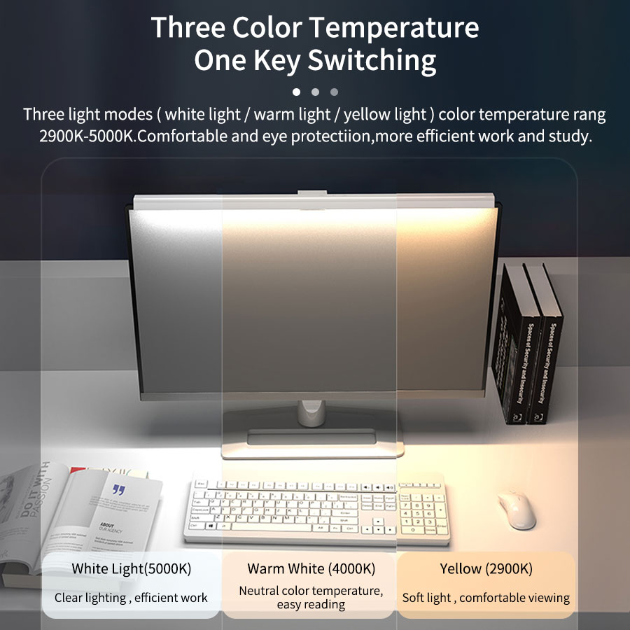 Lampu LED Monitor 50cm, Lampu  - Desk Setup Modern ulasan dan harga