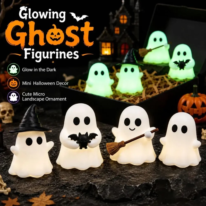 1-5PCS Patung Hantu Mini yang  - Desk Setup Dark ulasan dan harga