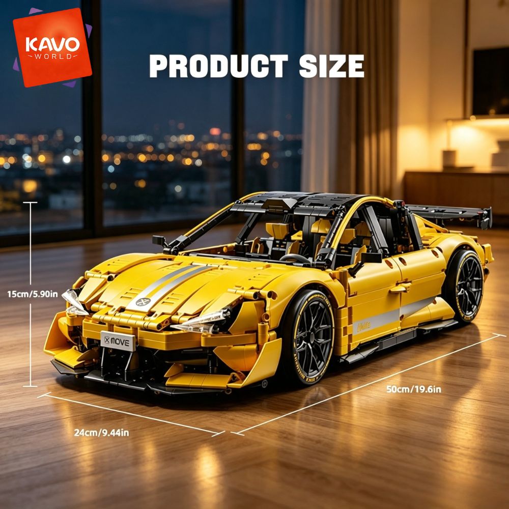 KAVOWORLD 2143pcs Mobil Balap  - Desk Setup Enthusiast ulasan dan harga