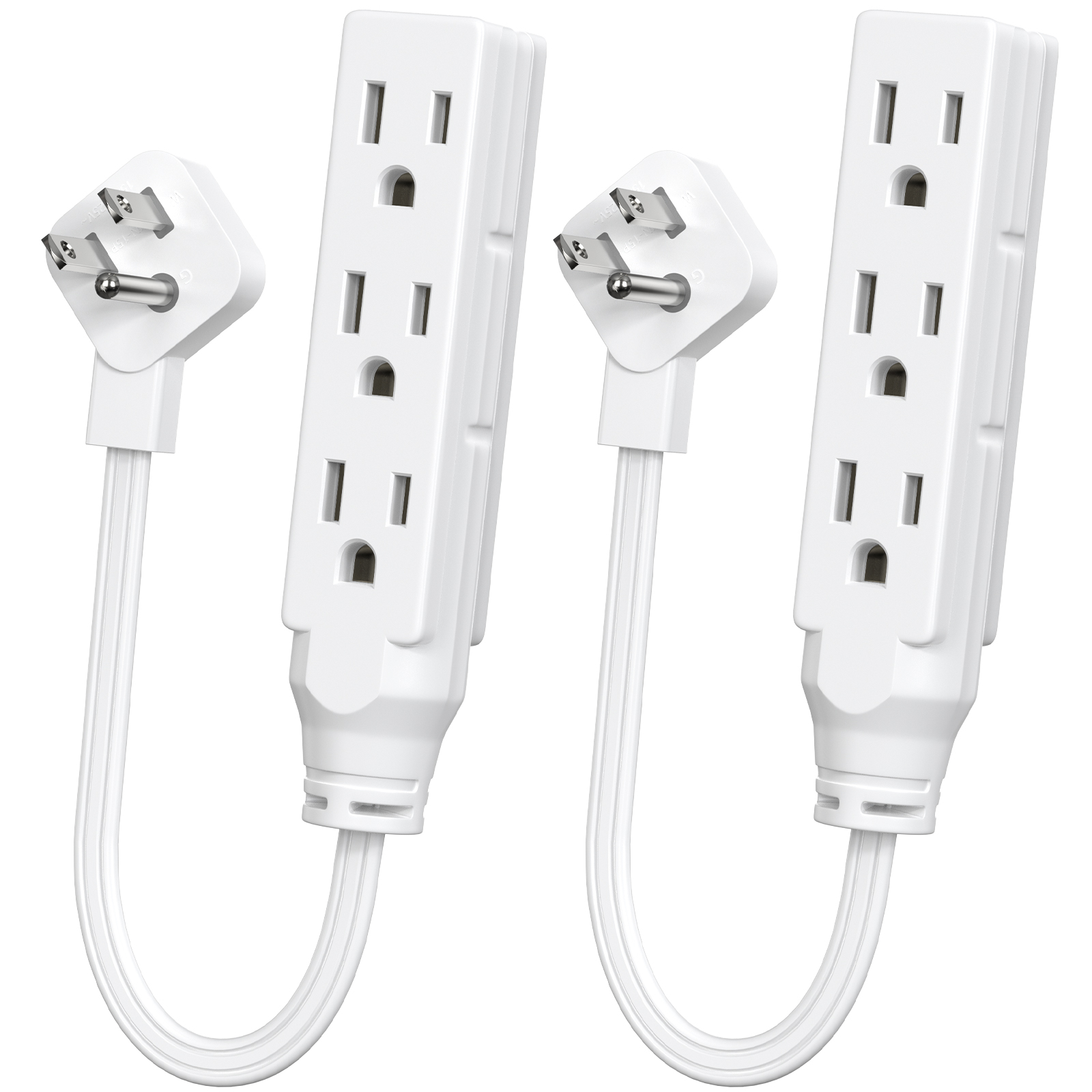 2 Buah Strip Daya Tiga Soket d - Power Strip Flat ulasan dan harga