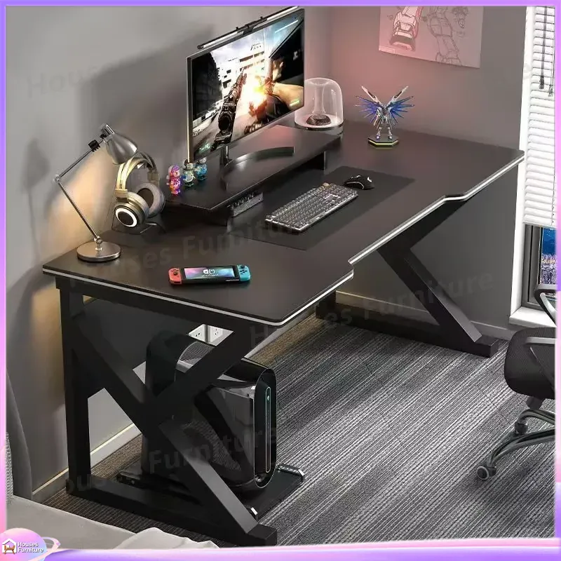 Meja Gaming Cafe Metal Hitam M - Desk Setup Ergonomics ulasan dan harga