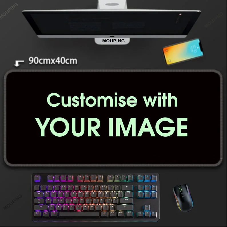 Playmat Kustom bantalan Mouse  - Desk Setup Pink ulasan dan harga