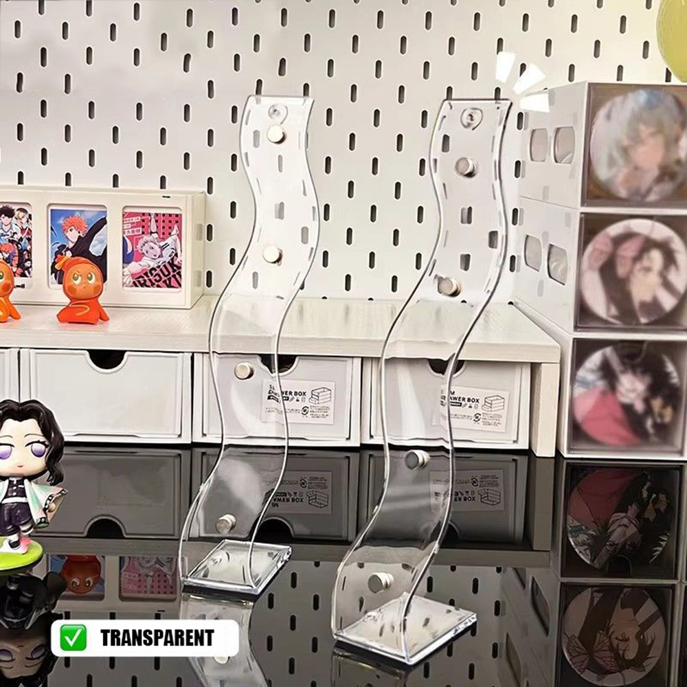 Stand Akrilik Transparan denga - Desk Setup Photo ulasan dan harga
