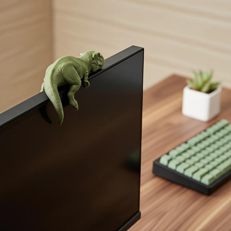 Ornamen Monitor Tyrannosaurus  - Desk Setup Gift Ideas ulasan dan harga