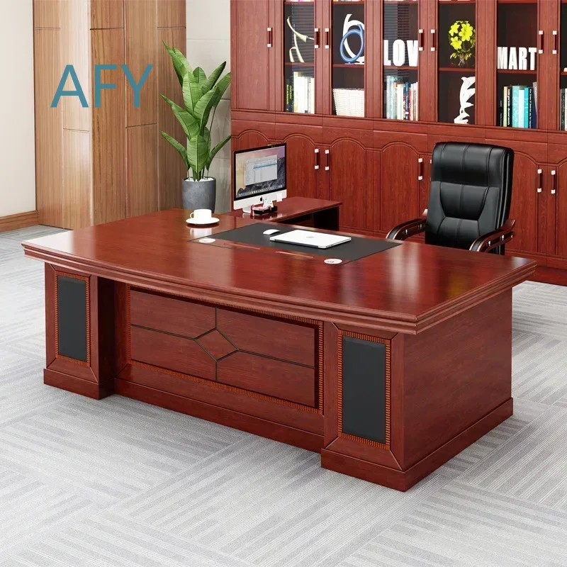 Meja Kerja Kantor Modern Premi - Desk Setup Ergonomics ulasan dan harga