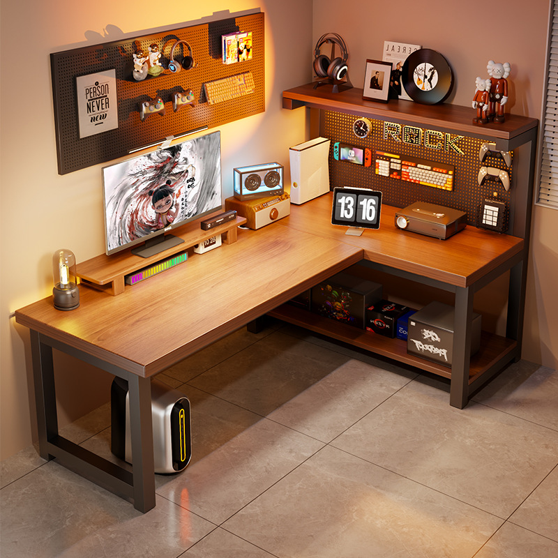 Meja Komputer Sudut Modern Ben - Desk Setup For Laptop ulasan dan harga