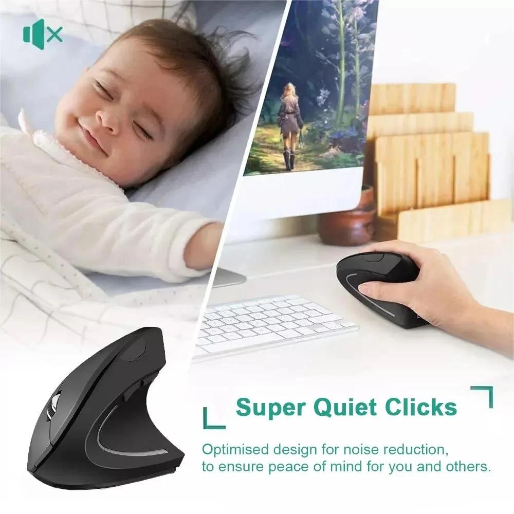 Mouse Nirkabel Ergonomis 1600  - Ergonomic Desk Setup Keyboard ulasan dan harga