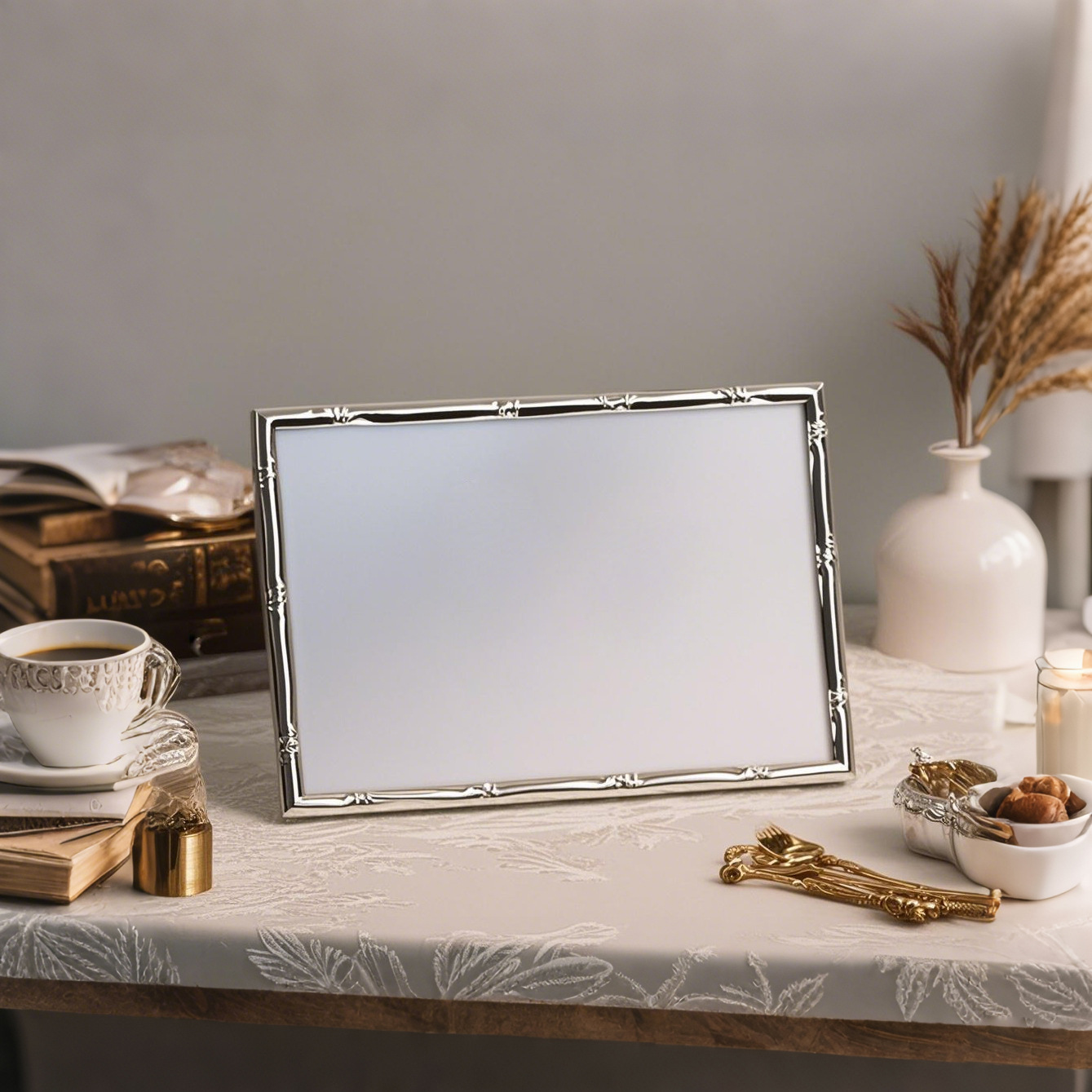 Bingkai Foto Aluminium Eropa 6 - Desk Setup Photo ulasan dan harga