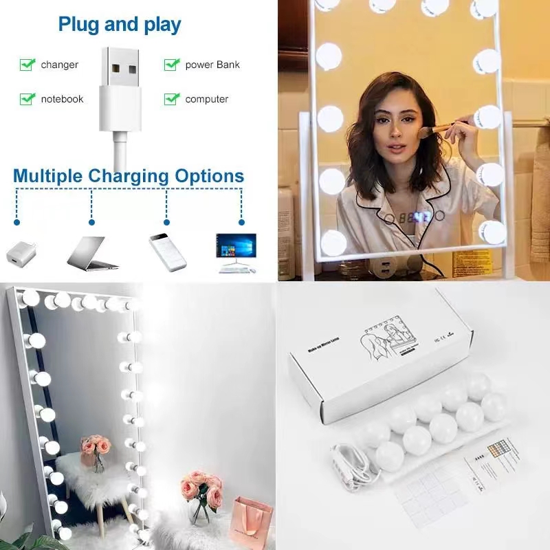 Lampu LED cermin pasta bola la - Desk Setup Modern ulasan dan harga