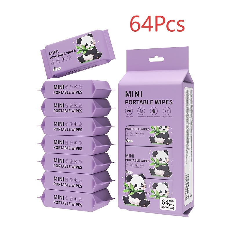 Tisu basah mini portabel untuk - Desk Setup Pink ulasan dan harga