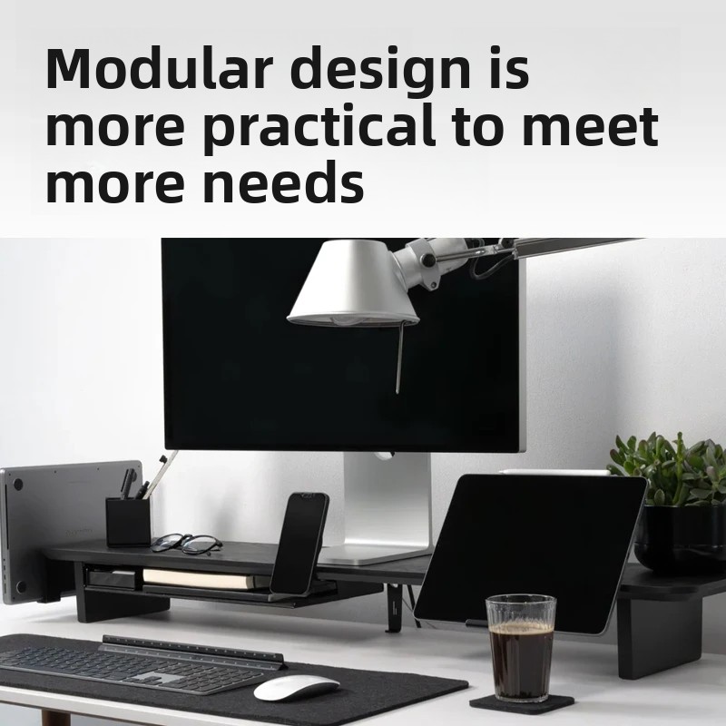 Penyangga Monitor Kayu Solid R - Desk Room Setup ulasan dan harga