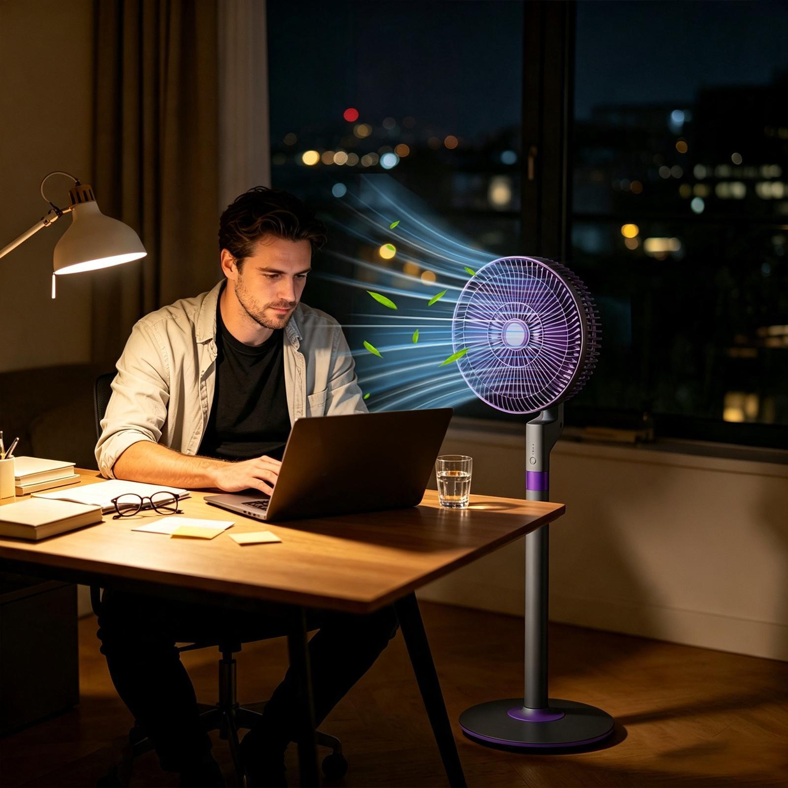 Kipas Sirkulator Udara Lantai  - Desk Setup Modern ulasan dan harga