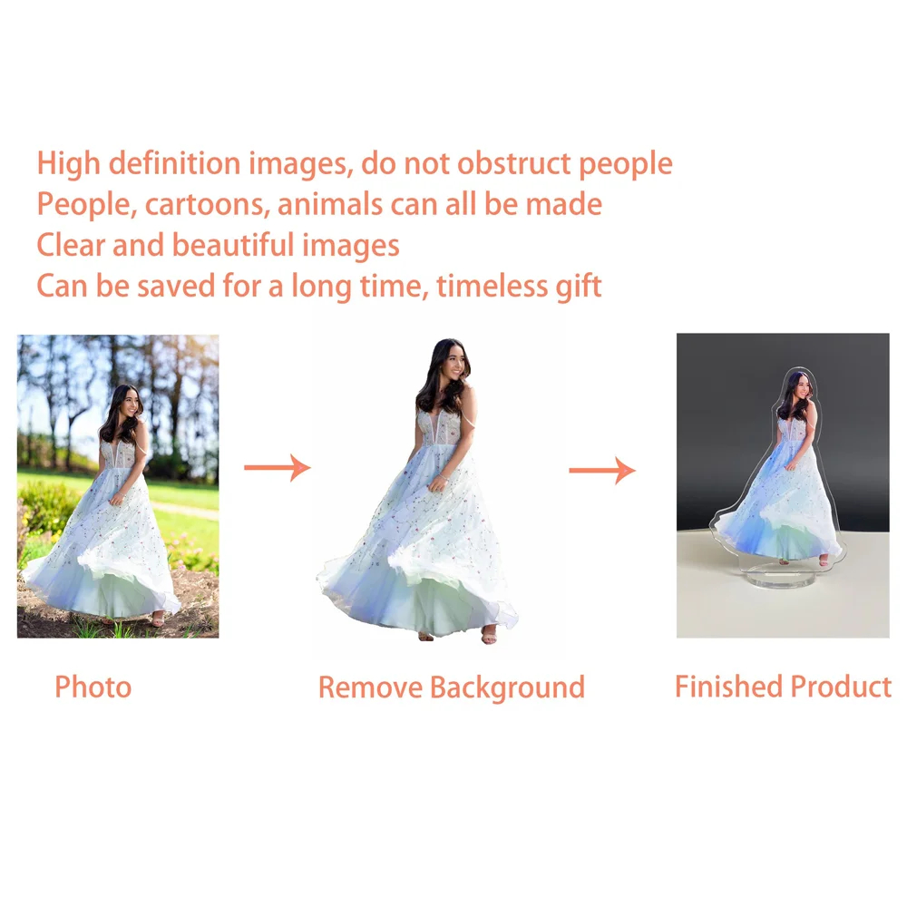 Stand Foto Akrilik 2D Personal - Desk Setup Modern ulasan dan harga