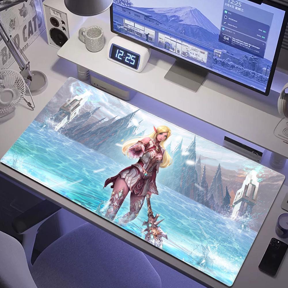 Alas meja besar Lineage 2 alas - Desk Setup Anime ulasan dan harga