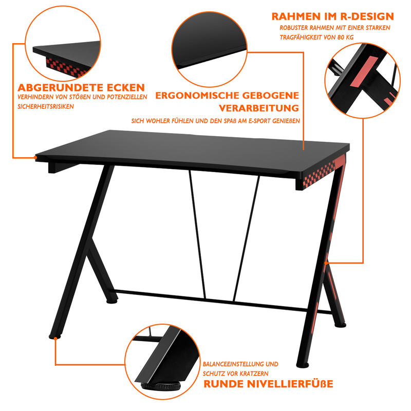 Meja Komputer Ergonomis Modern - Desk Setup Ergonomics ulasan dan harga