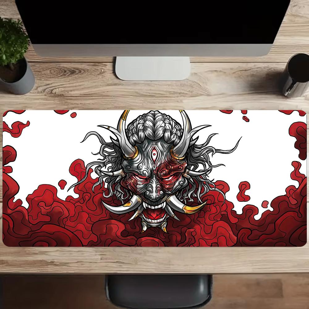 Oni Hannya Mouse Pad Set Besar - Desk Setup Keyboard ulasan dan harga