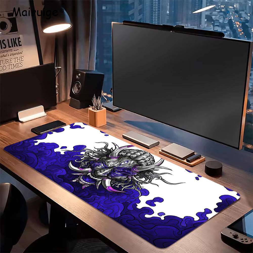 Oni Hannya Mouse Pad Set Besar - Desk Setup Keyboard ulasan dan harga