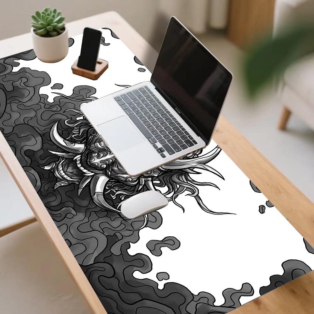 Oni Hannya Mouse Pad Set Besar - Desk Setup Keyboard ulasan dan harga
