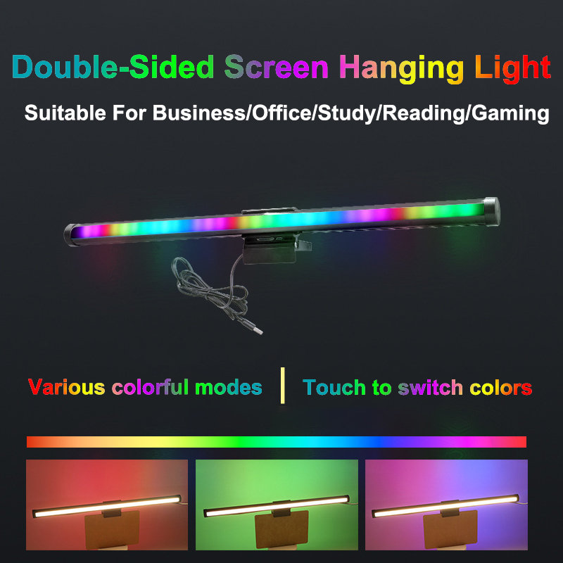 Lampu Meja Atmosfer RGB 40CM L - Desk Setup Modern ulasan dan harga