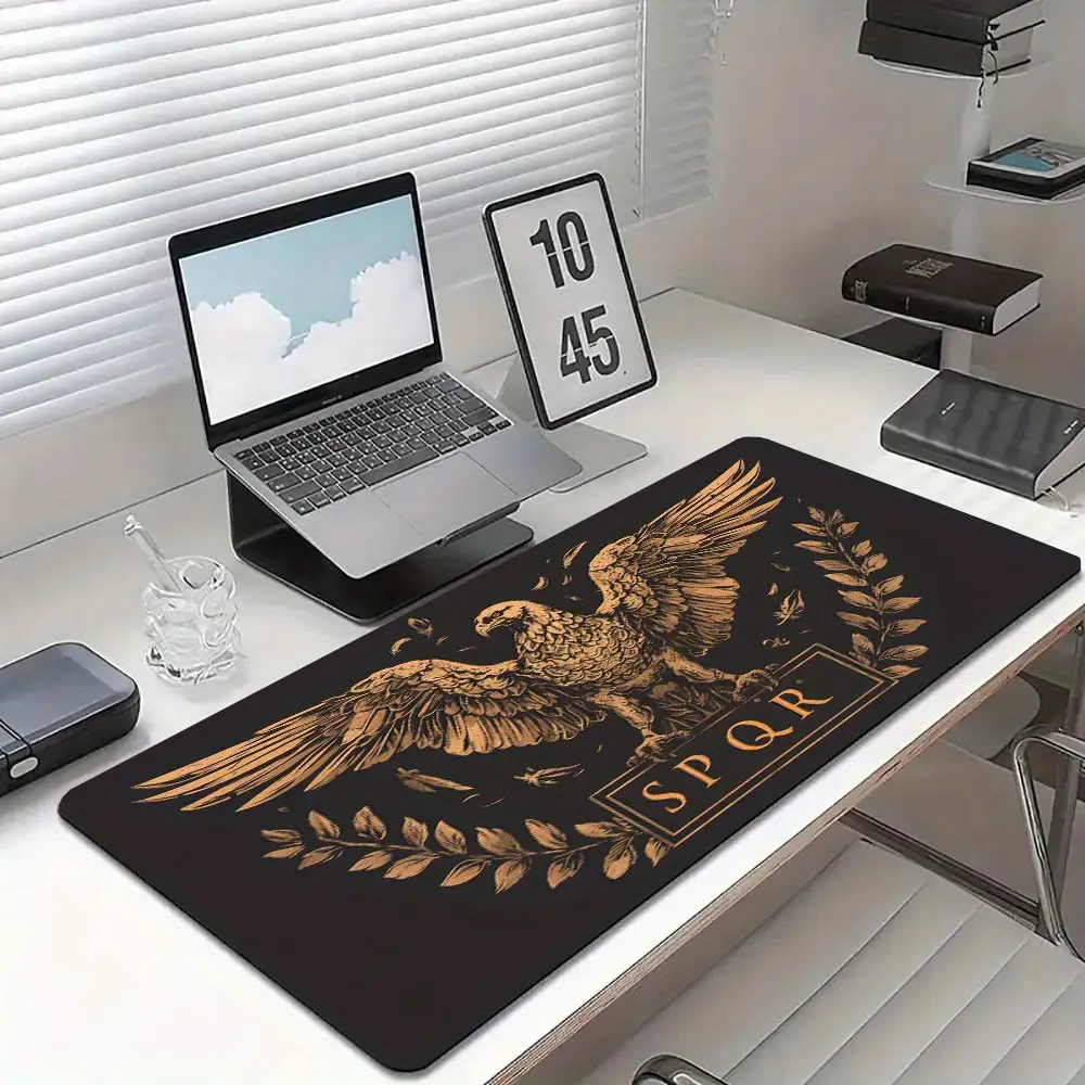 Alas Meja Coklat Keemasan Hita - Desk Room Setup ulasan dan harga