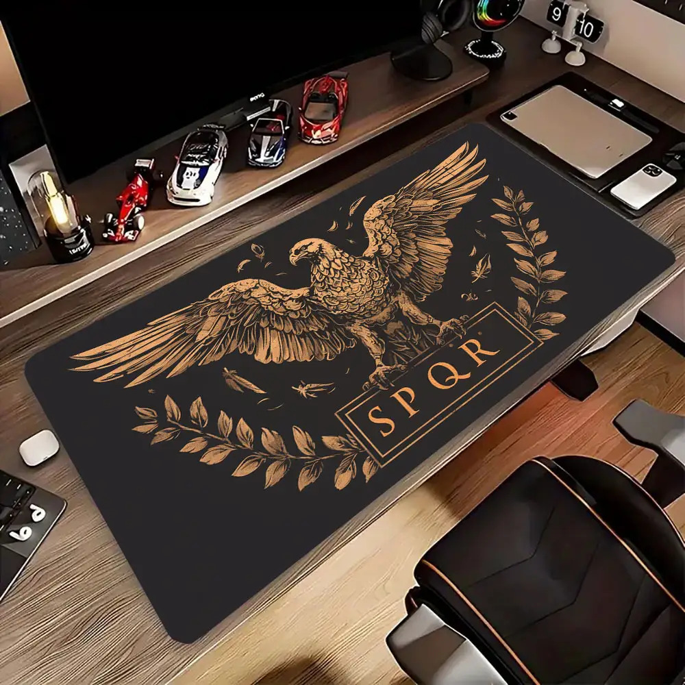 Alas Meja Coklat Keemasan Hita - Desk Room Setup ulasan dan harga
