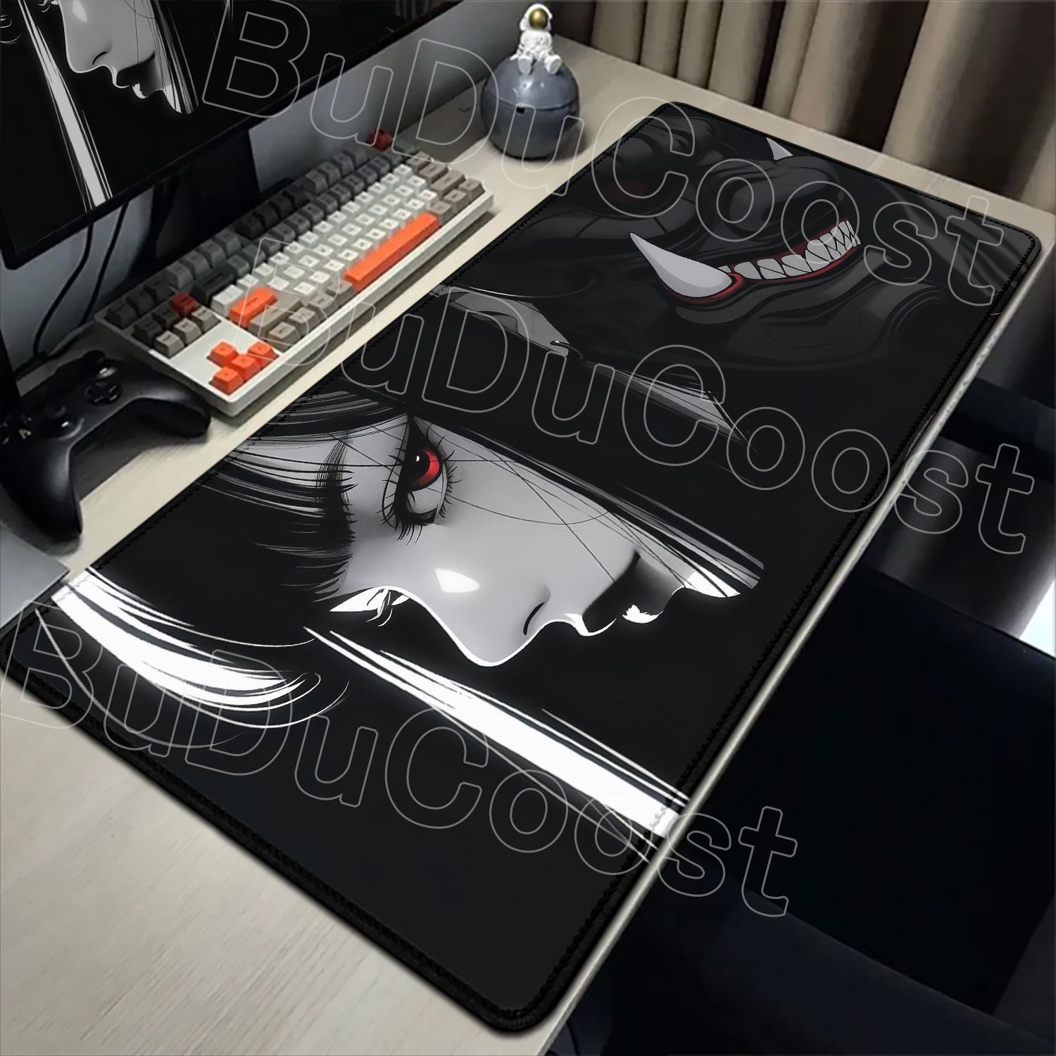 Alas Mouse Anime Gadis HD Baru - Desk Setup Dark ulasan dan harga