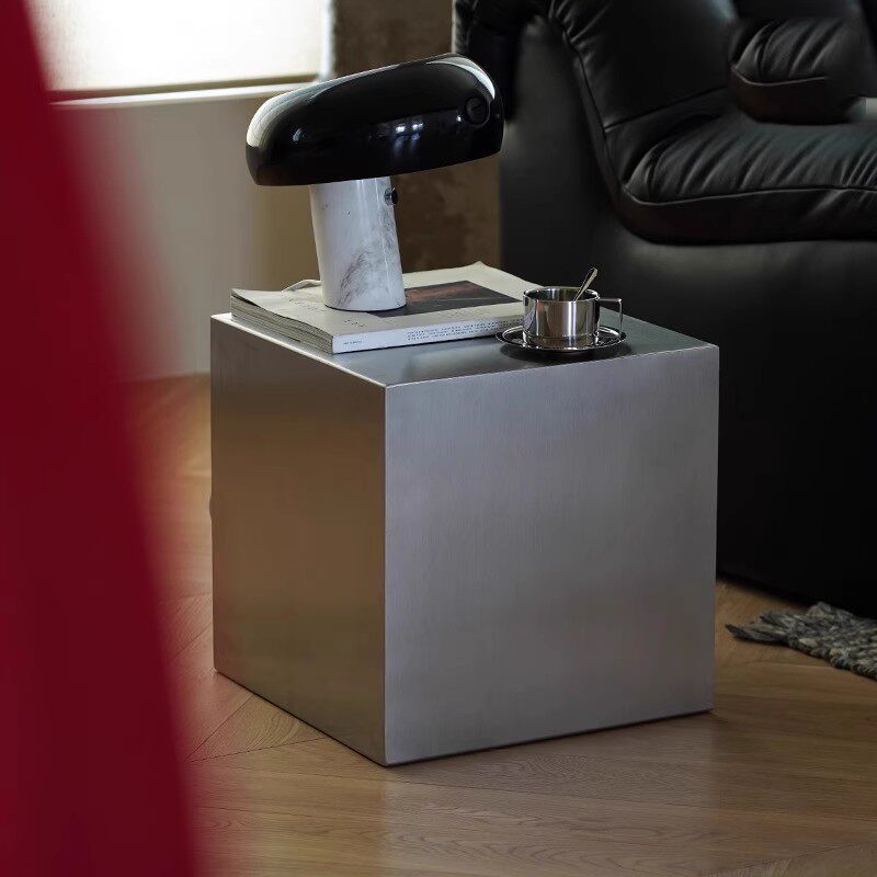 Meja Samping Stainless Steel I - Desk Setup Modern ulasan dan harga