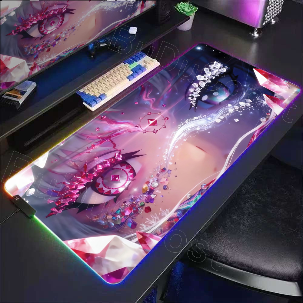 Alas Meja RGB Cantik Shorekeep - Desk Setup Keyboard ulasan dan harga