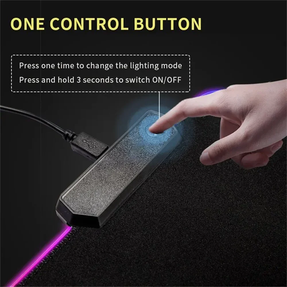 Alas Meja RGB Cantik Shorekeep - Desk Setup Keyboard ulasan dan harga