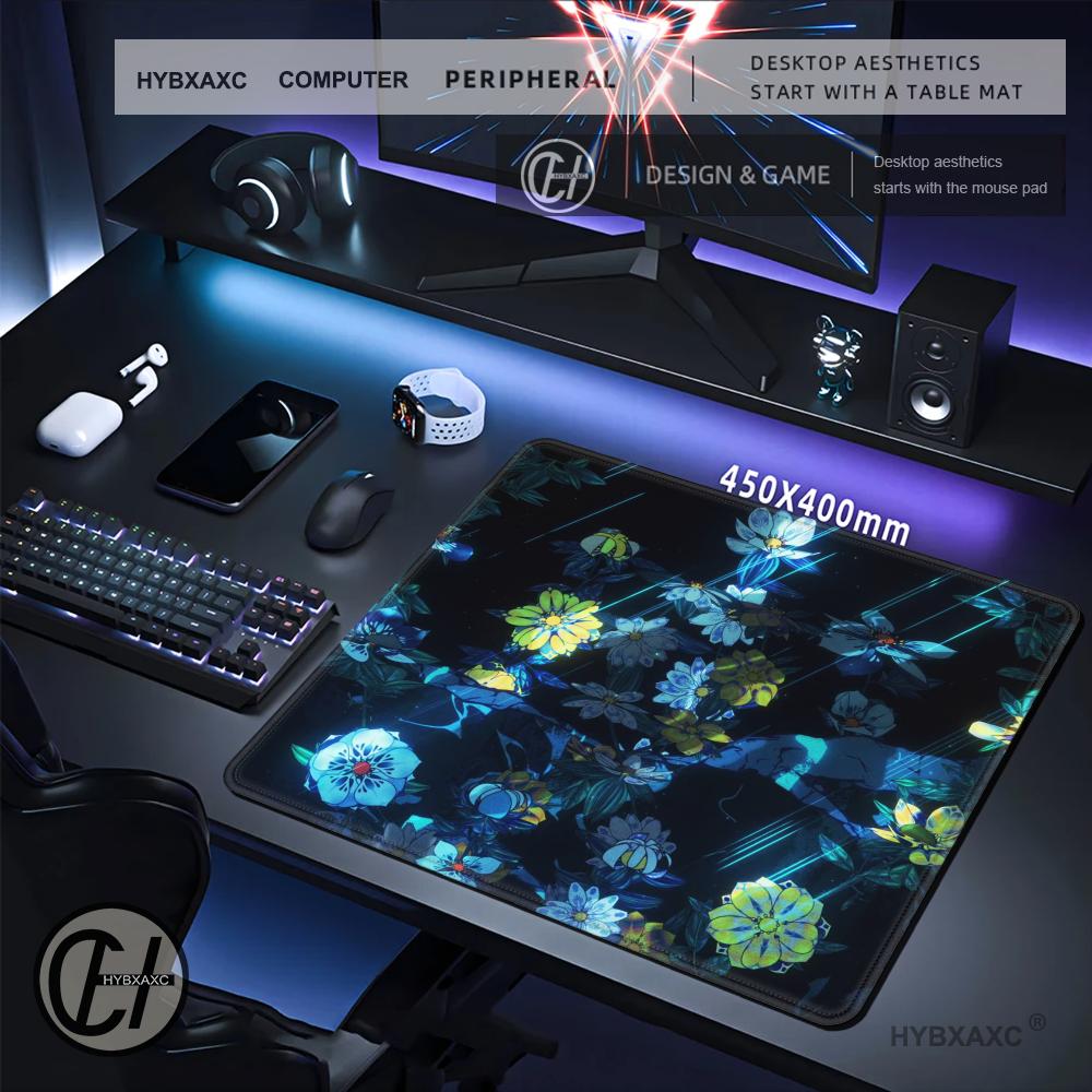 HYBXAXC Alas Mouse Latar Belak - Desk Setup Dark ulasan dan harga