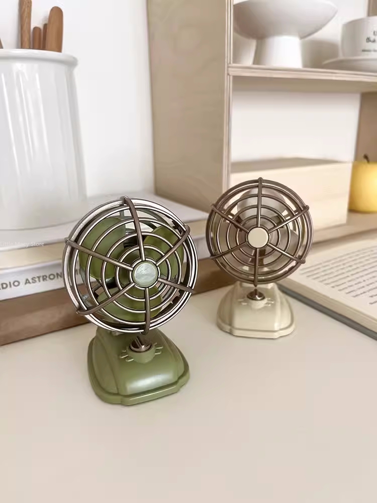 Kipas kecil Desktop Retro, kip - Fan Desk Small Usb ulasan dan harga