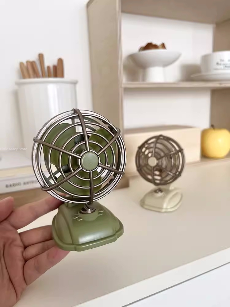 Kipas kecil Desktop Retro, kip - Fan Desk Small Usb ulasan dan harga