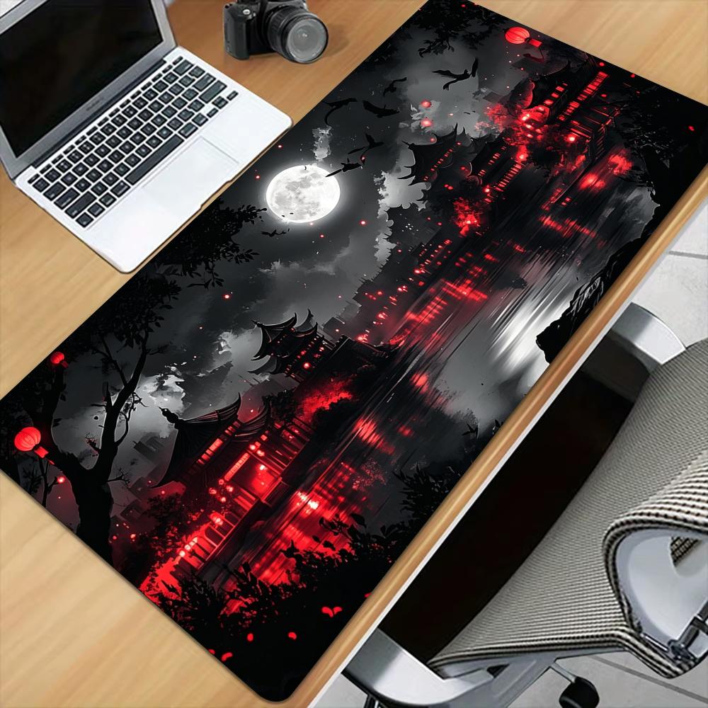 Alas Mouse dengan Motif Lanska - Desk Setup Dark ulasan dan harga
