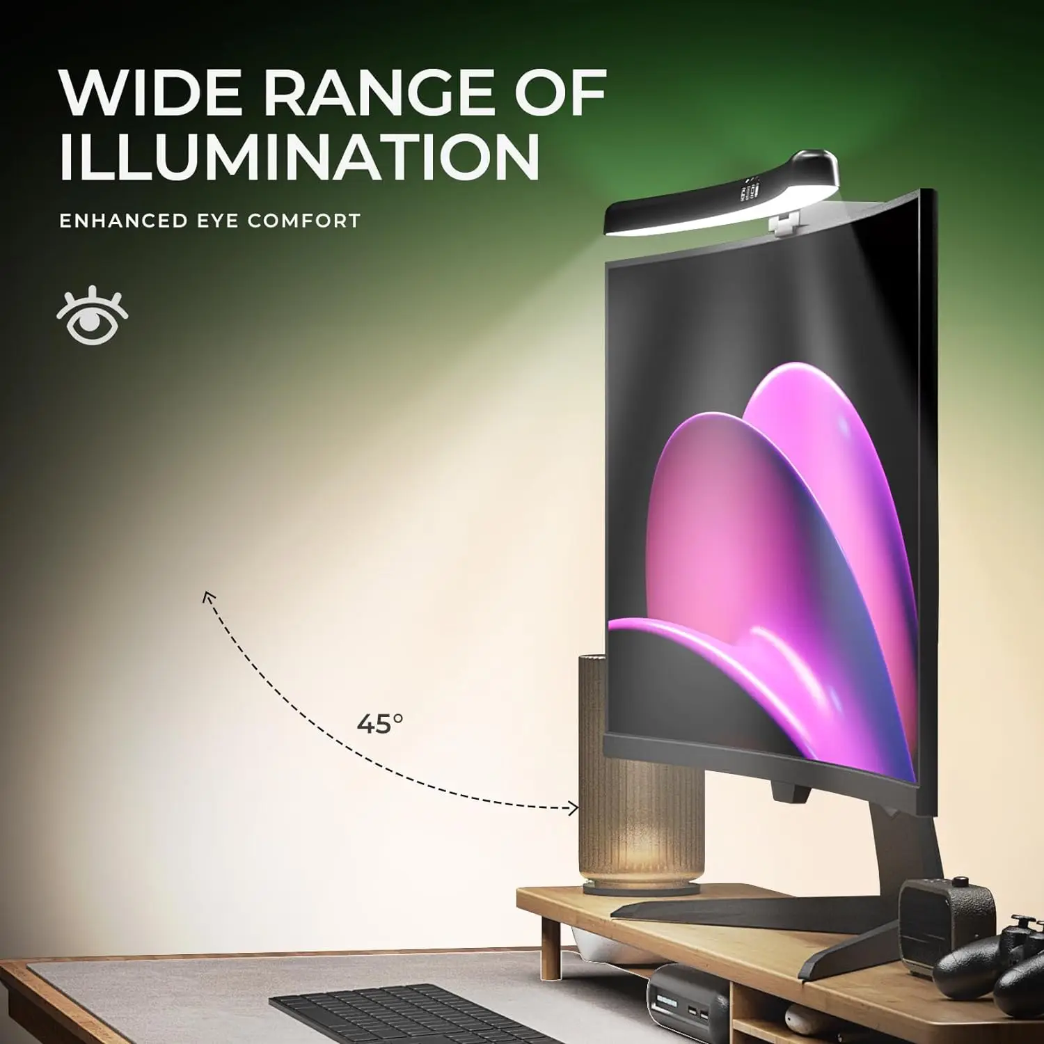 Lampu Monitor Komputer RGB Rit - Desk Setup Modern ulasan dan harga