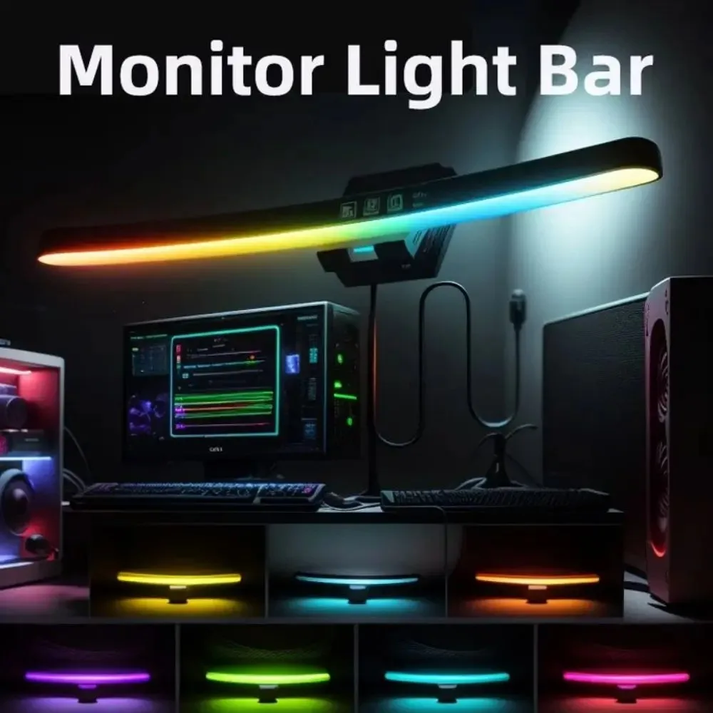 Lampu Monitor Komputer RGB Rit - Desk Setup Modern ulasan dan harga